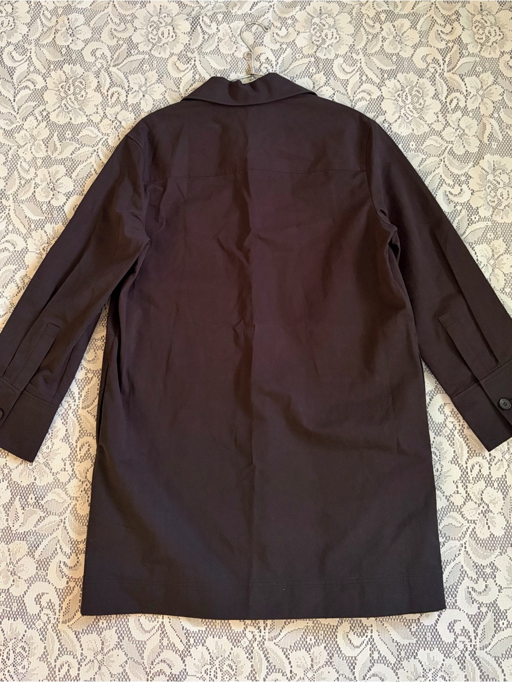 COS Black 100% Cotton Utility Mini Shirt Dress Minimalist Shift Dress - Picture 9 of 10